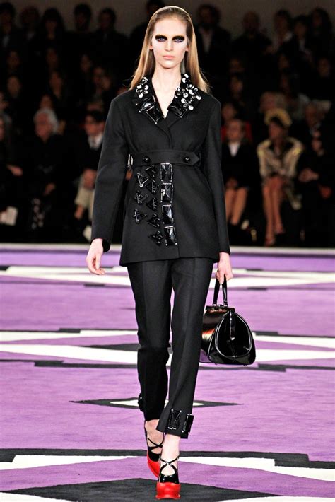 prada most famous dress|prada catwalk outfits.